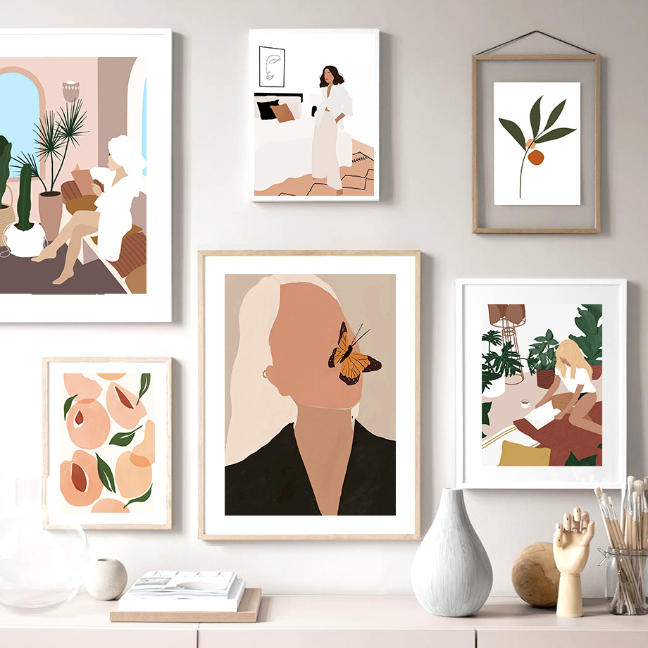 Plant Jackfruit - Abstract Girl Plant Fruit Leaf Vintage