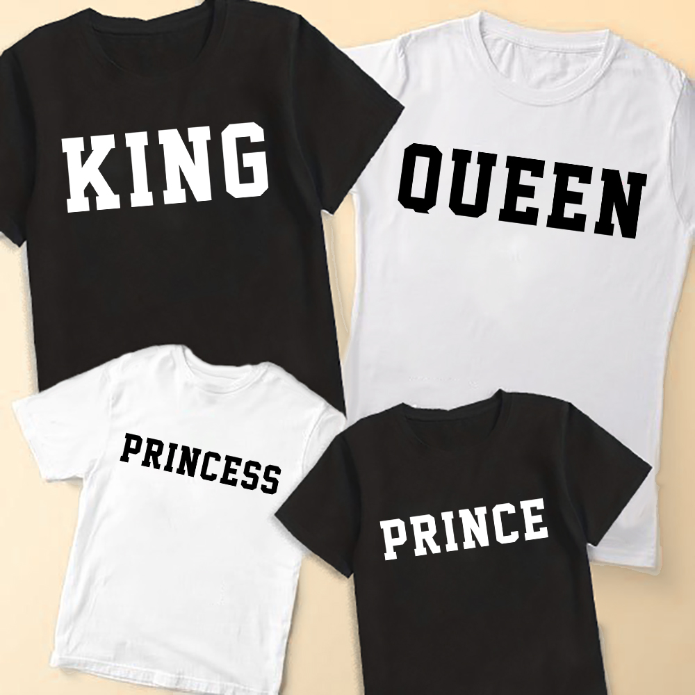 Plant Parent T Shirt - King Queen Prince Princess Print Family