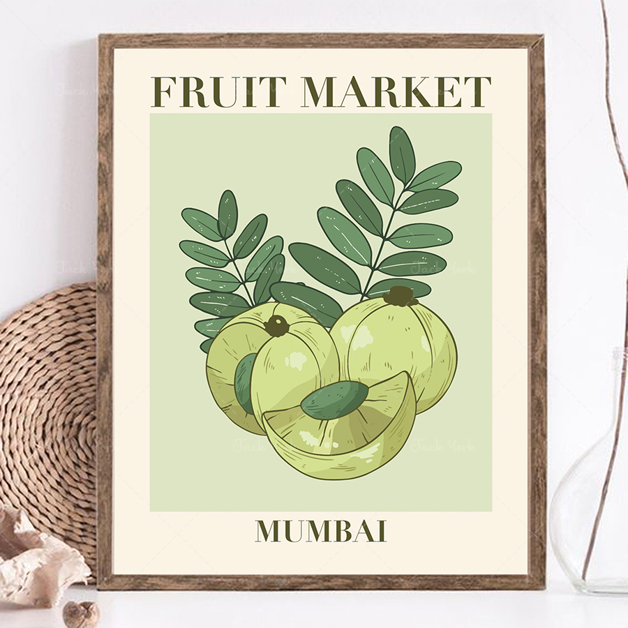 Fruit market print, fruit mark - Plant Jackfruit recension och pris