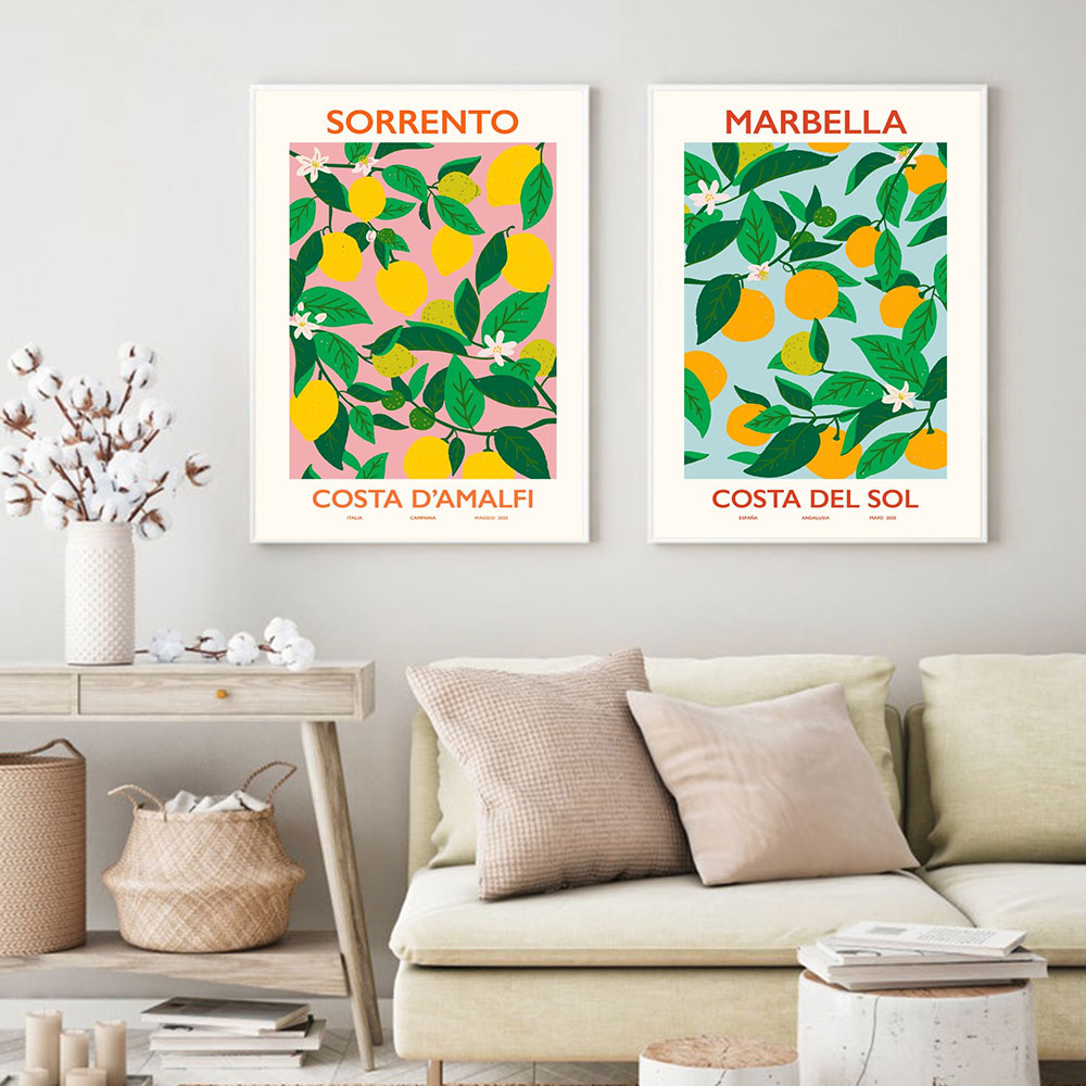 Fruit Lemon Orange Prints Post - Plant Jackfruit recension och pris