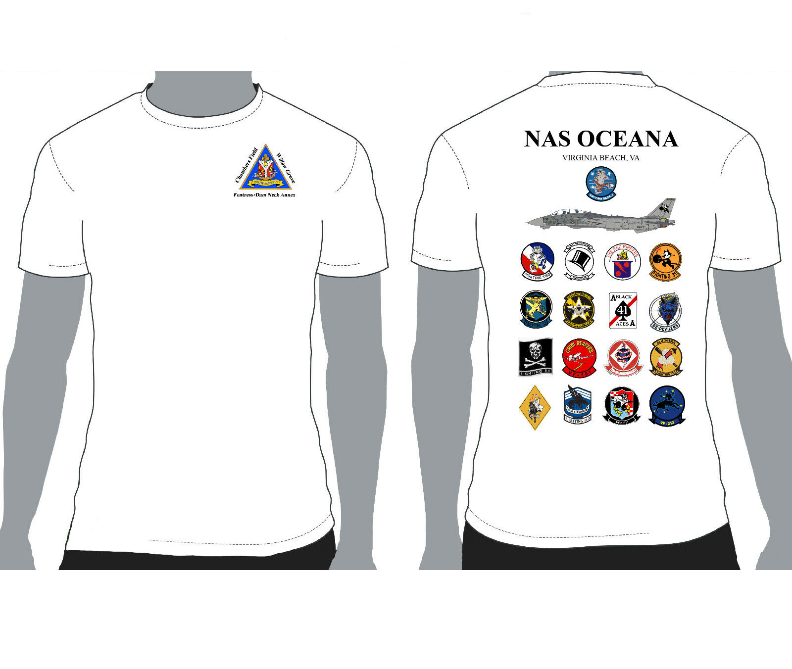 Naval F-14 Tomcat NAS Oceana D - Plant Parent T Shirt recension och pris