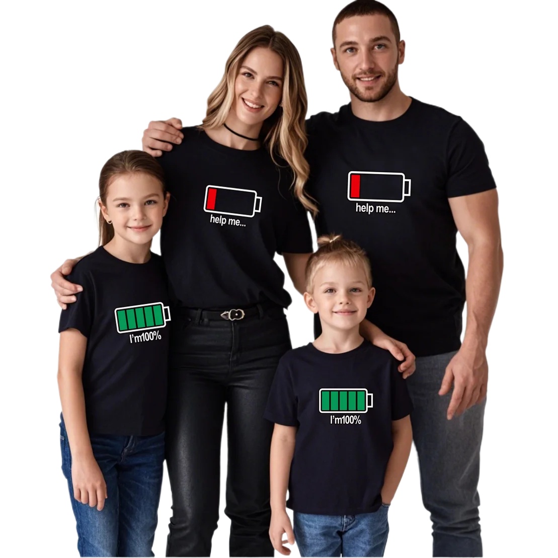 Funny Battery Pattern Family M - Plant Parent T Shirt recension och pris